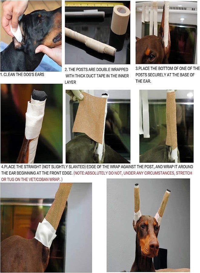 Pacify Doberman Dog Ear Posting Kit, Dog Ear Stand Up Support Tool with Tape Doberman Pinscher Dogs - Image 2